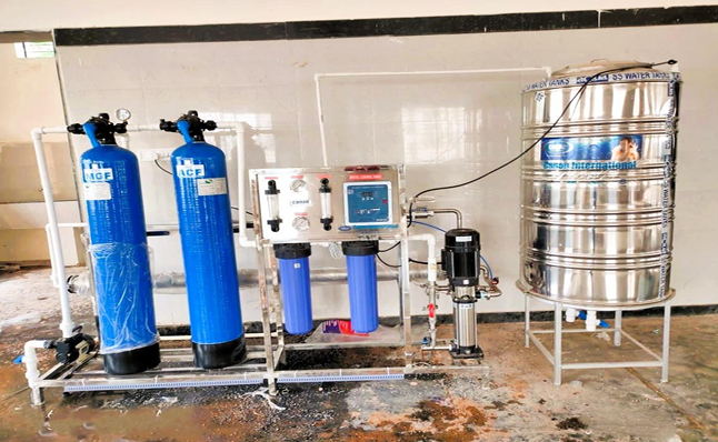 Commercial RO plus UF and UV water purification system by Canon International Hubli